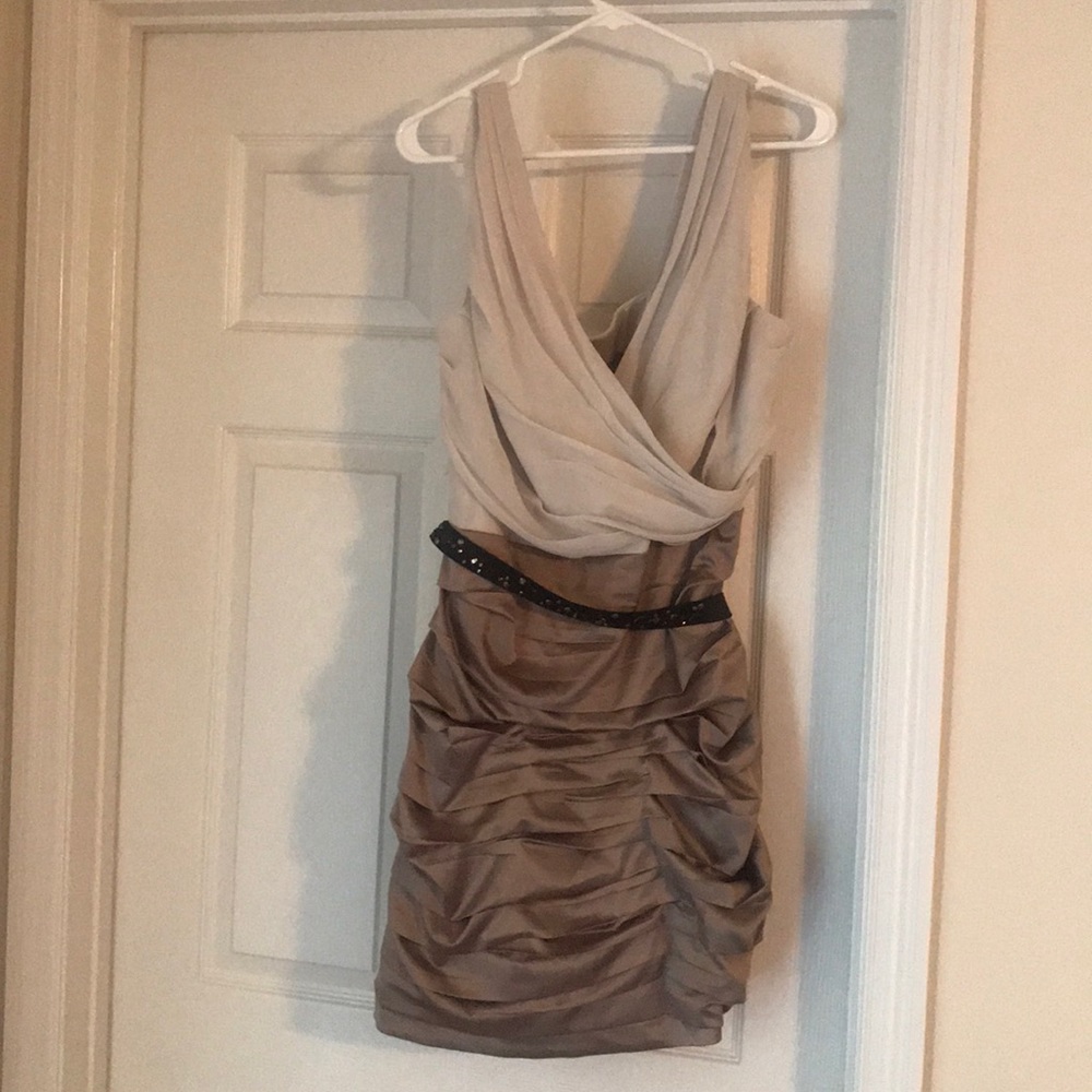 Express ruffle cocktail dress